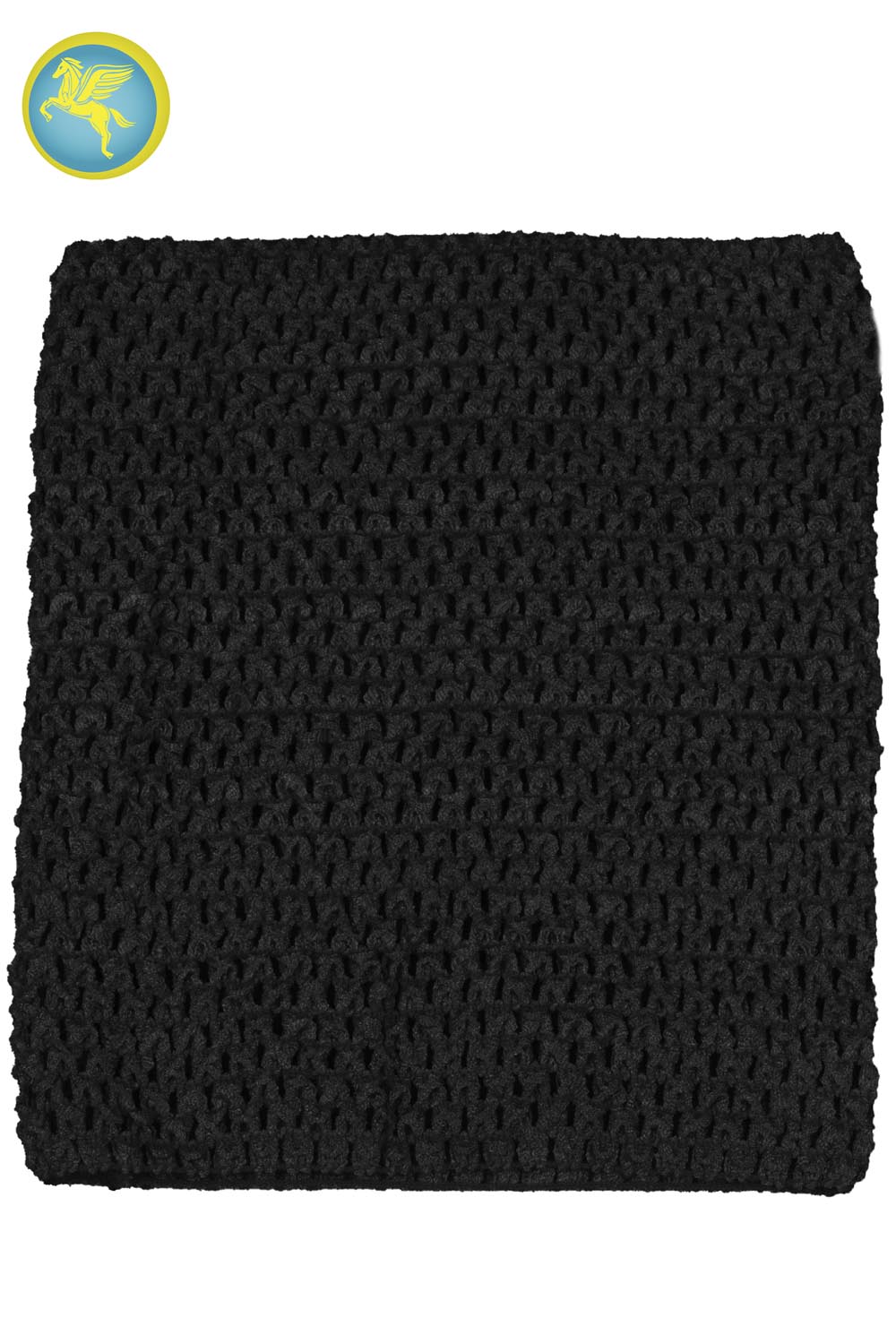 TOP ELASTICO TINTA UNITA NERO